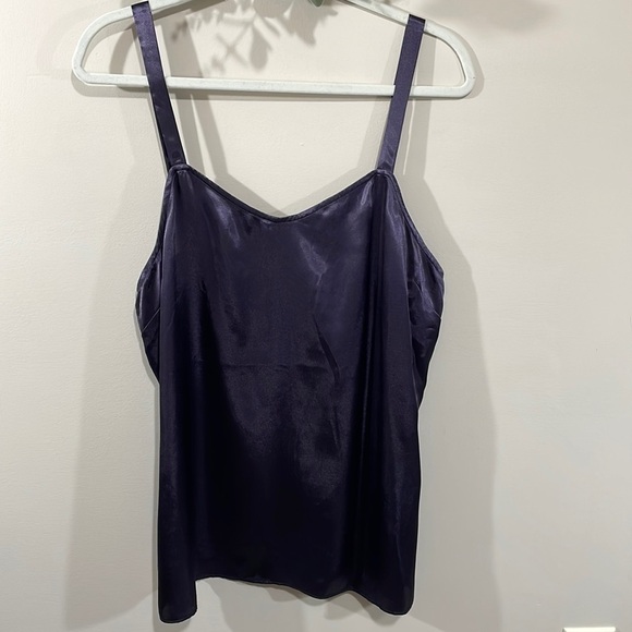 NWOT Chico’s Purple Polyester Silky Camisole Tank US L/12 (Chico’s 2) - Picture 1 of 12